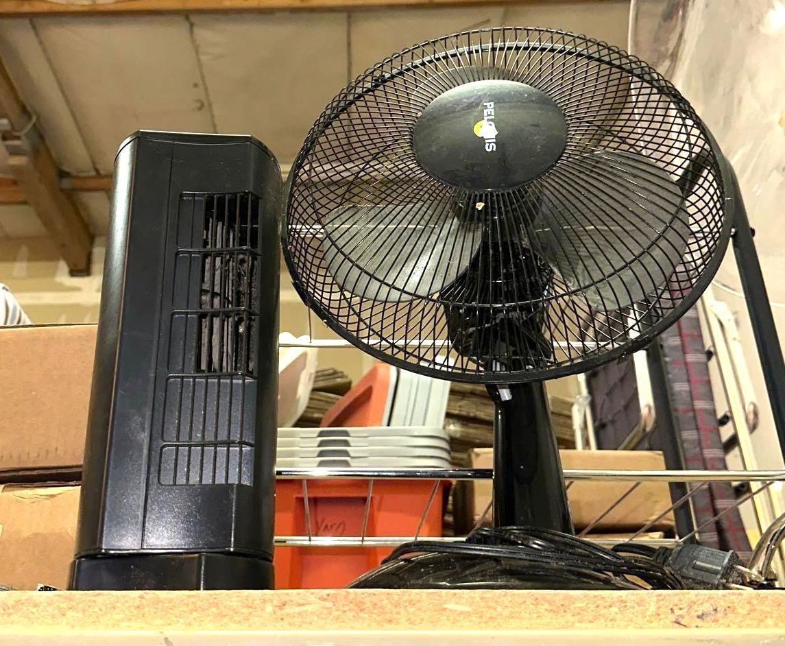 2 Table Top Fans- Both Work