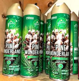 12 New Glade Room Deodorizing Spray cans-2 Limited edition scents