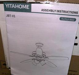 NIB YitaHome Ceiling Fan and Light