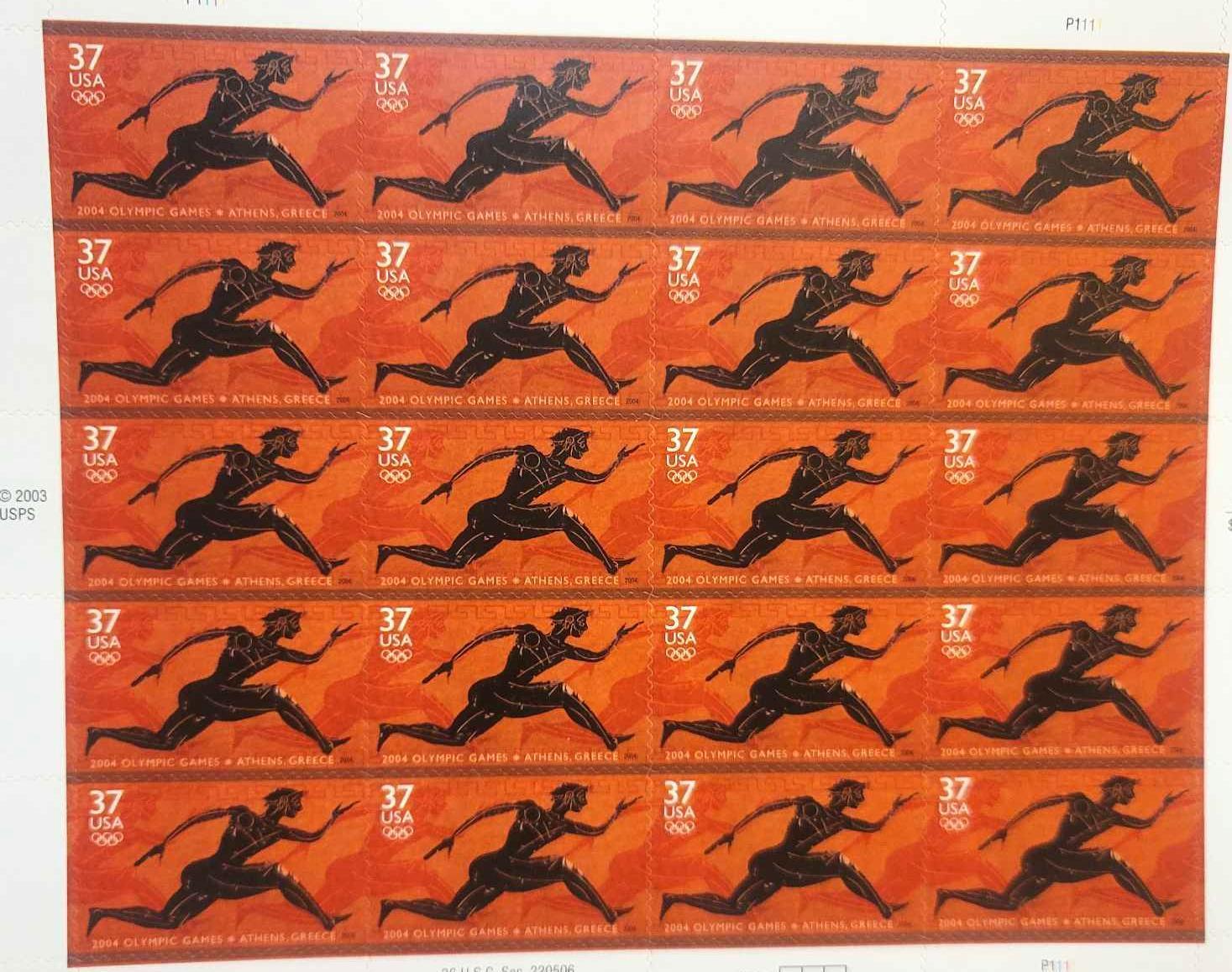 Unused U.S. Stamp Sheets