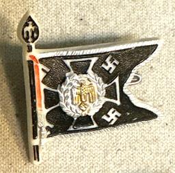 3 German WWII Era Pin Lapel Pins Maker Marked