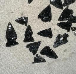 17 Obsidian Bird Points