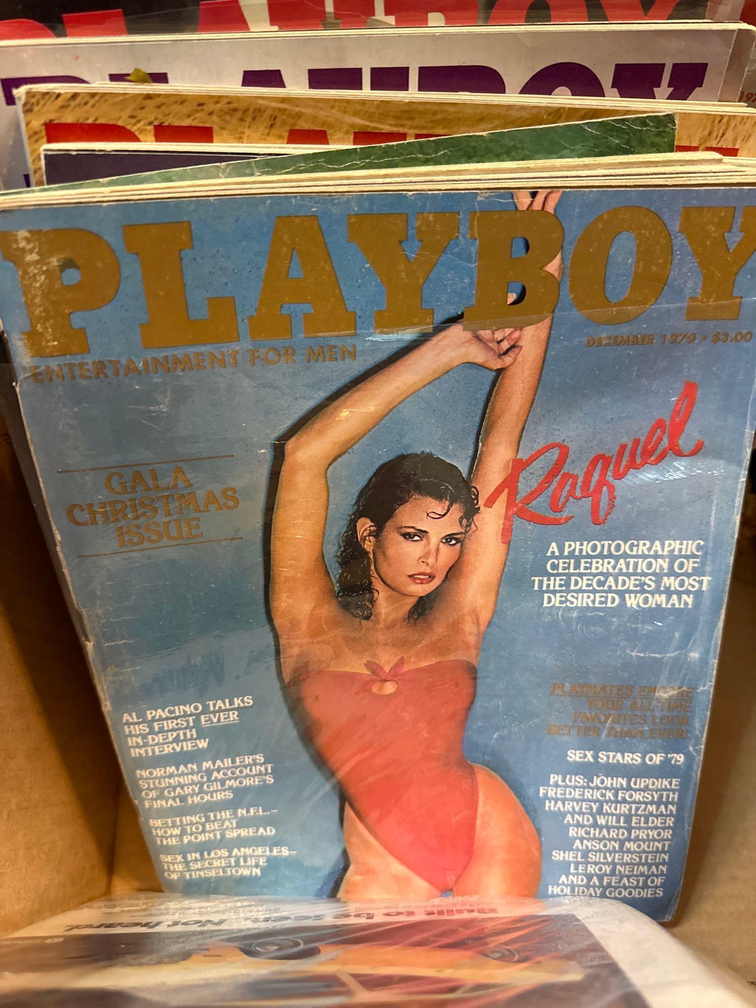 15 Issues of 1970's Playboy Magazine