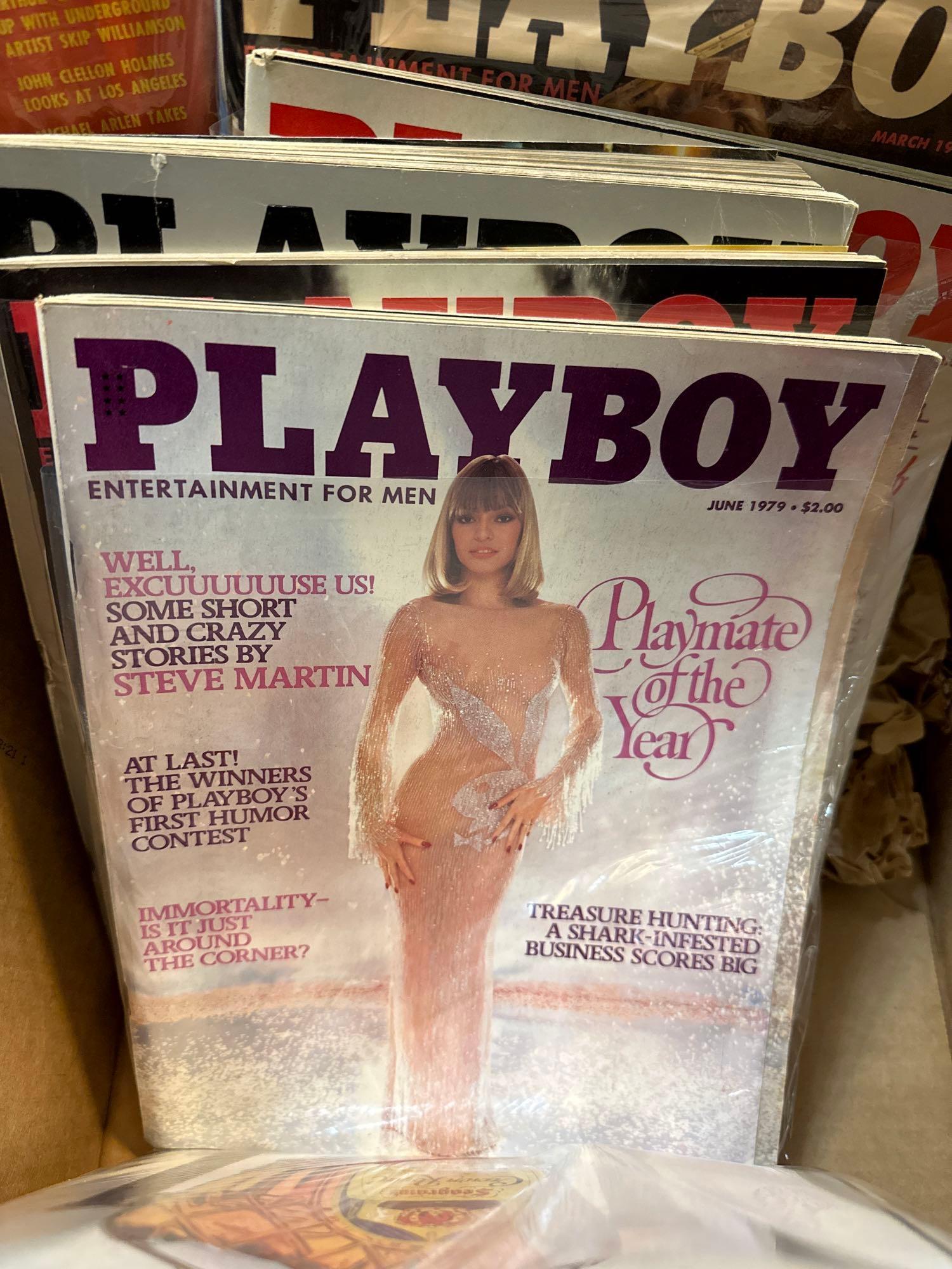 15 Issues of 1970's Playboy Magazine