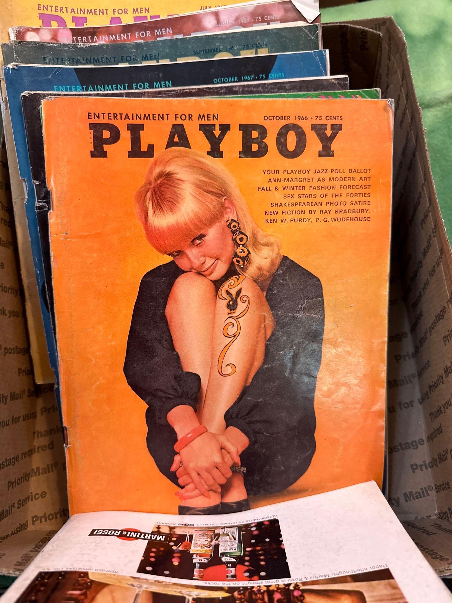 24 Issues of 1969, 1968, 1967 and 1976 Playboy Magazines