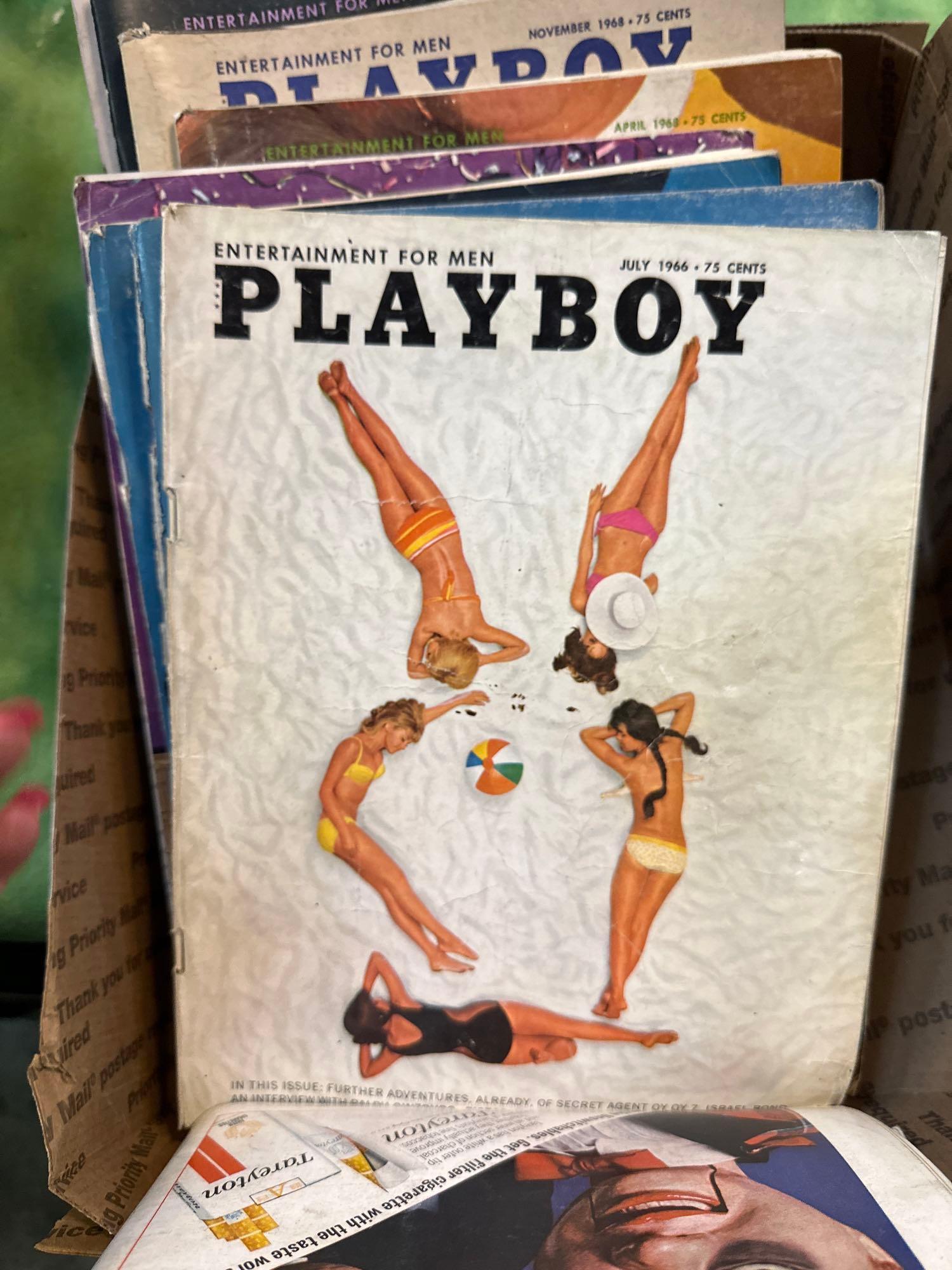 39 Issues of 1965-1969 Playboy Magazines