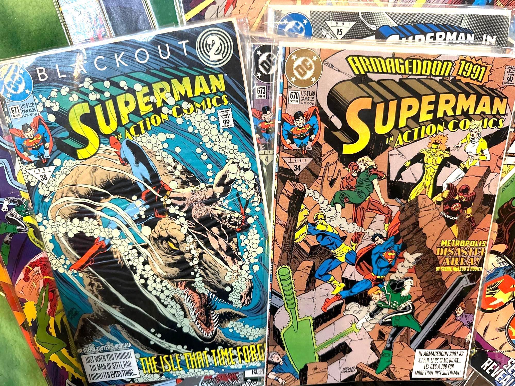 20 Action Comic books