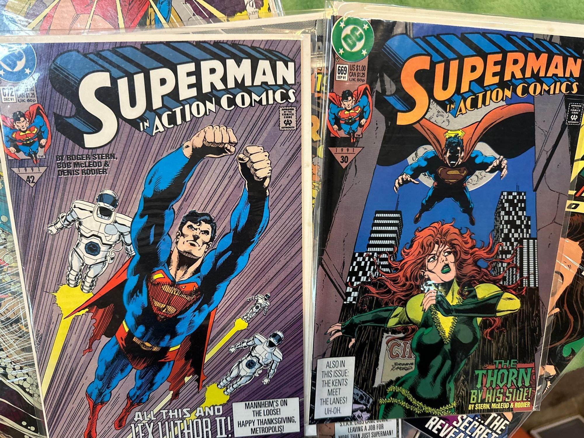 20 Action Comic books