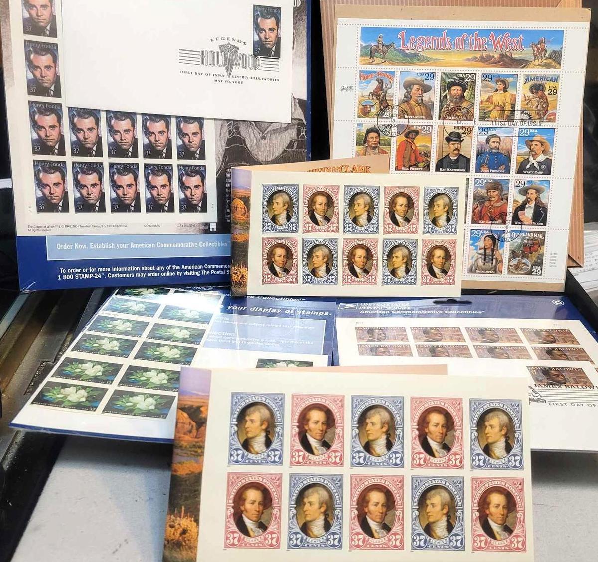 Unused U.S. Stamp Sheets