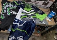 Seahawks Collectibles- Windchime, Flag, Hats, Hoodie etc