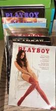 10 issues of 1973 Playboy Magazine
