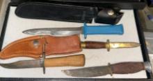 Fixed Blade knife lot- Longest 12"