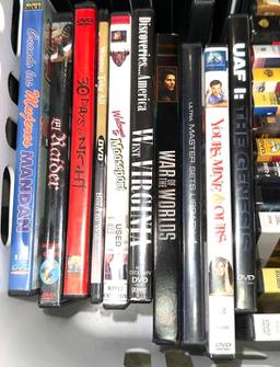 50+ DVDs