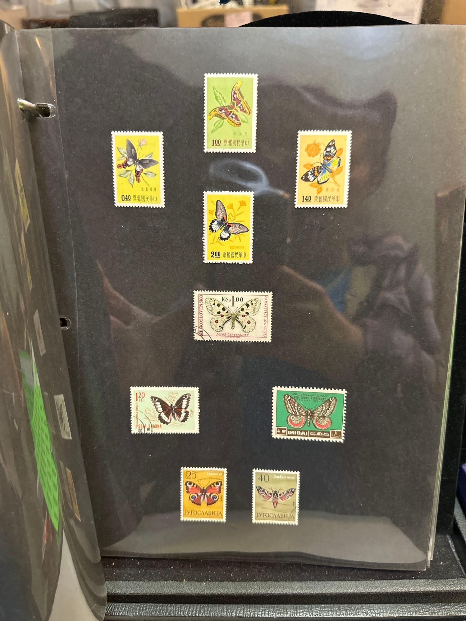 Binder of US Postage Stamps all in Protective Sleeves