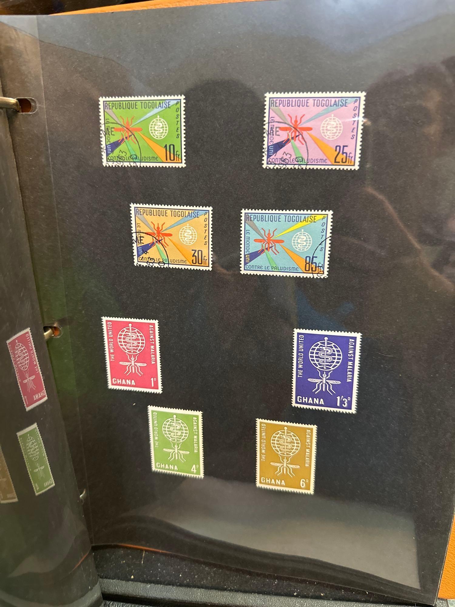 Binder of US Postage Stamps all in Protective Sleeves