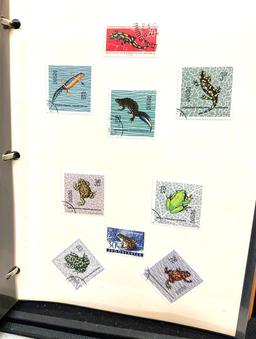 Binder of US Postage Stamps all in Protective Sleeves