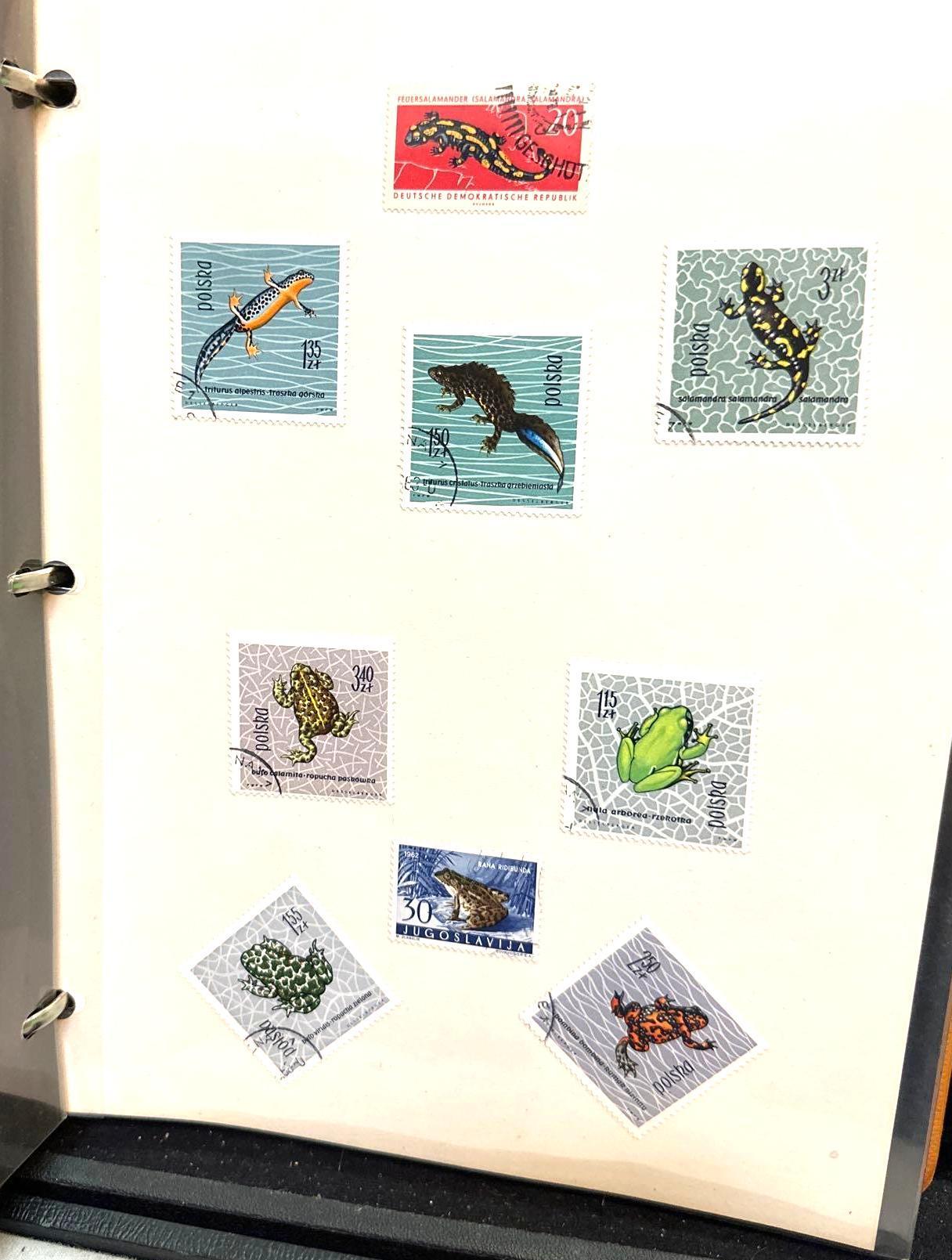 Binder of US Postage Stamps all in Protective Sleeves