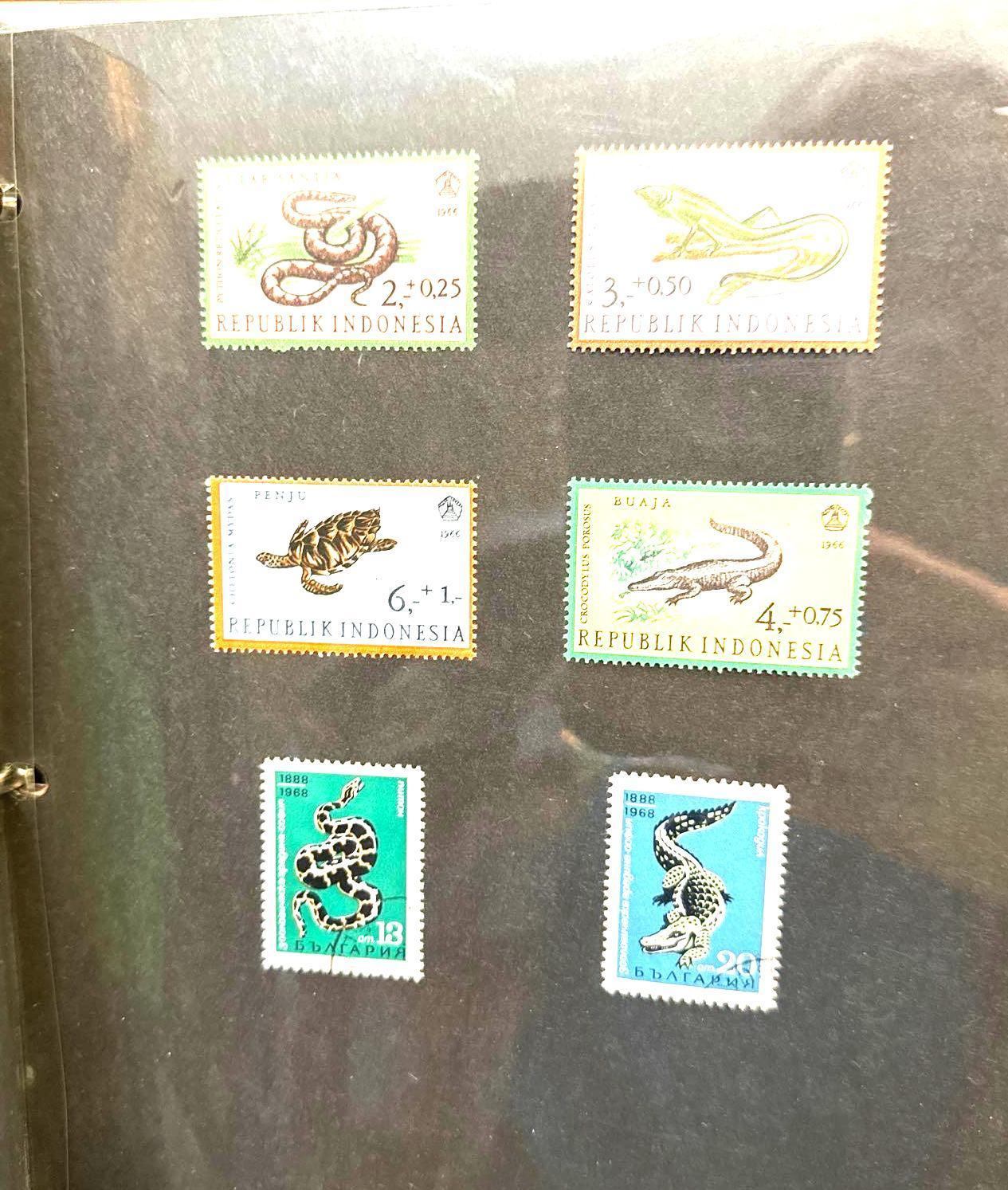 Binder of US Postage Stamps all in Protective Sleeves