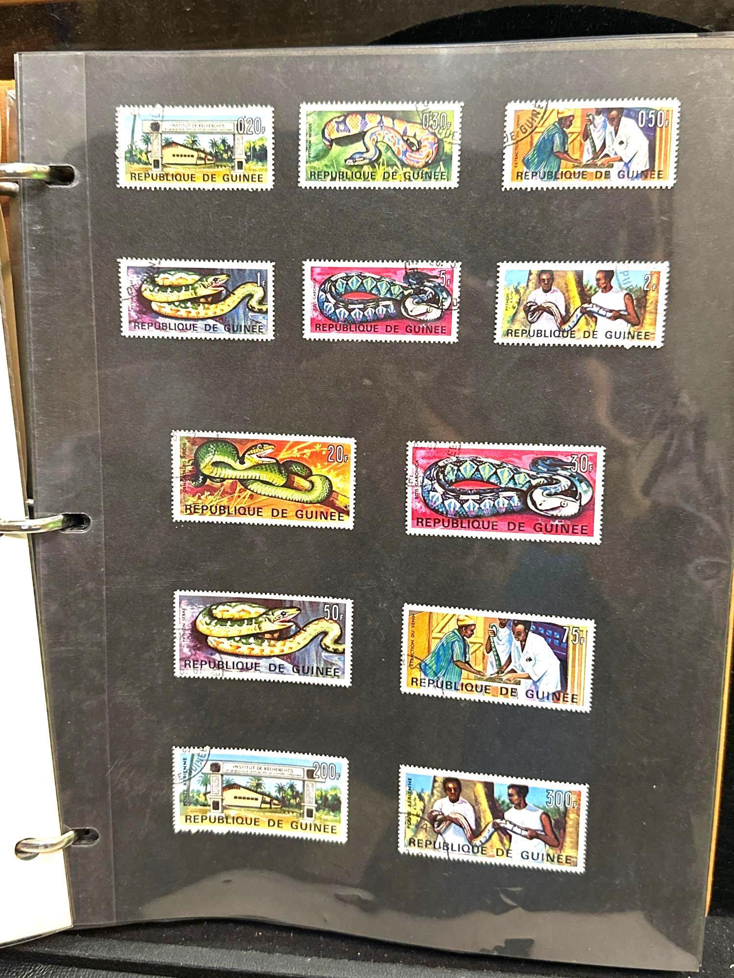 Binder of US Postage Stamps all in Protective Sleeves