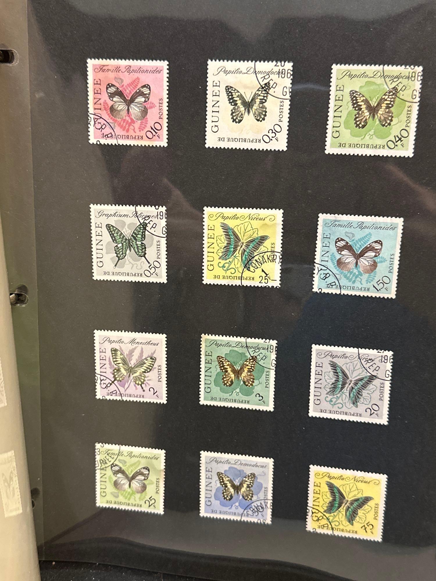 Binder of US Postage Stamps all in Protective Sleeves