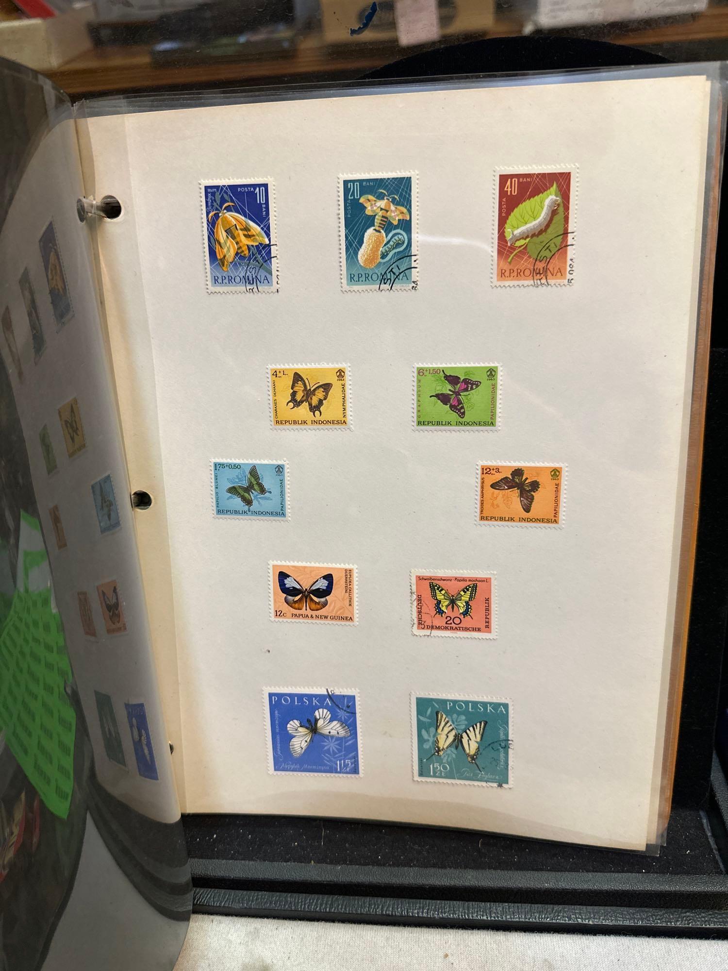 Binder of US Postage Stamps all in Protective Sleeves