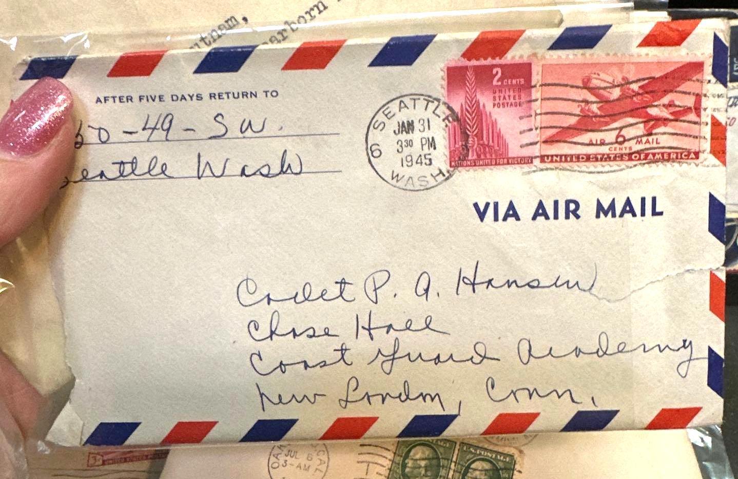 Box Full of Envelopes with Stamps and letters some Dating dating back 100 years ago