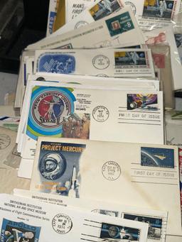 Box Full of Envelopes with Stamps and letters some Dating dating back 100 years ago