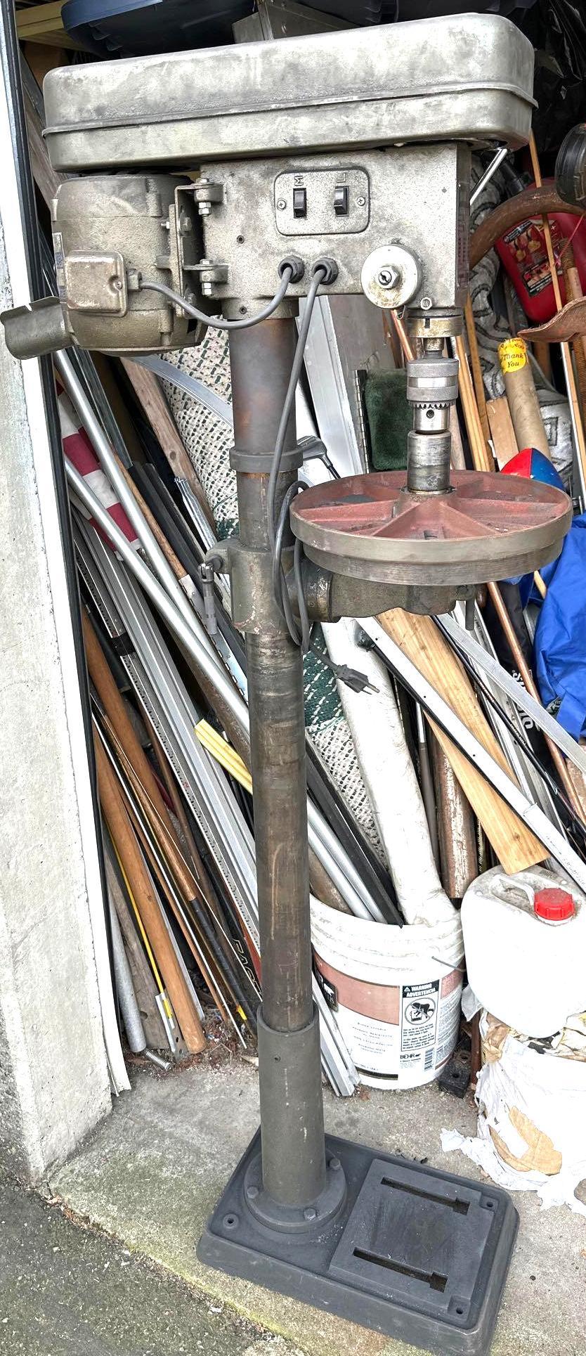 Mario1 Drill Press Model C114FX 5/8" Capacity-works