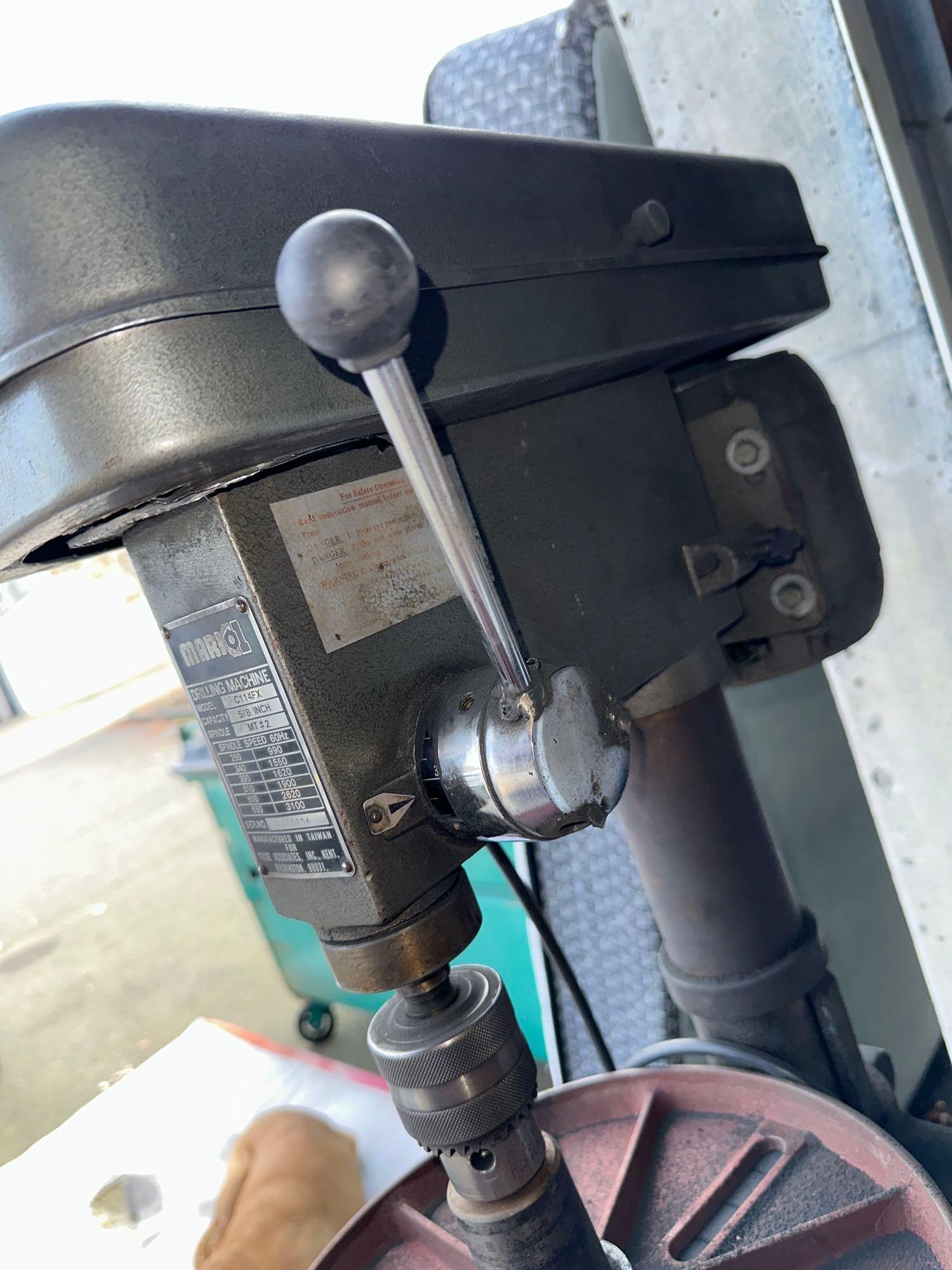 Mario1 Drill Press Model C114FX 5/8" Capacity-works