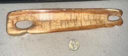 Old Ivory Sled Runner Made by Pre Inuit People