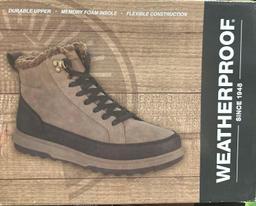 New Mens Weatherproof Brown Boots size 9