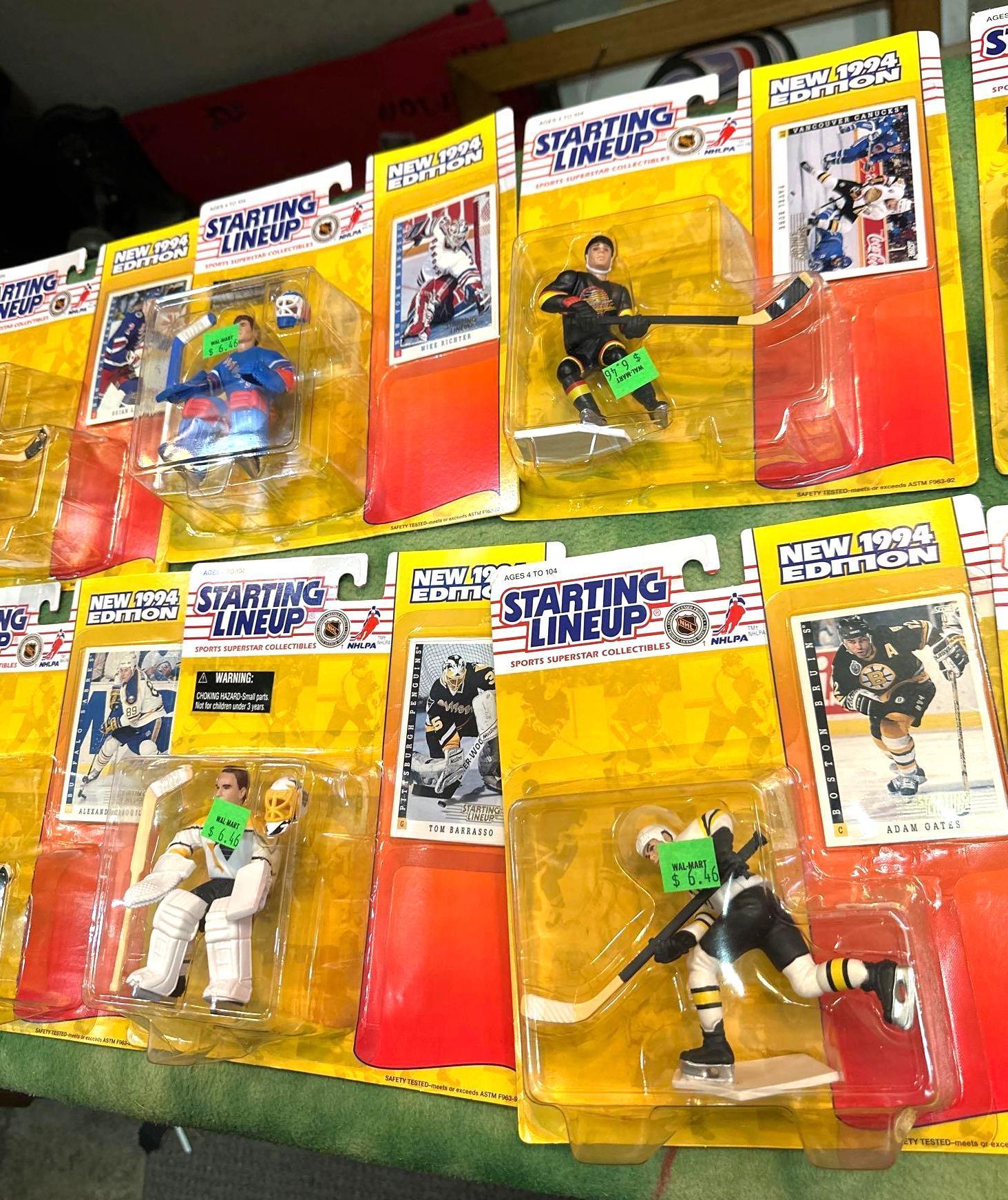 16 New in packages 1990's Starting Line up Hockey Figures