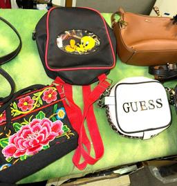 Group of Purses Including Guess, Aldo and More