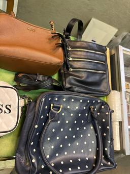 Group of Purses Including Guess, Aldo and More