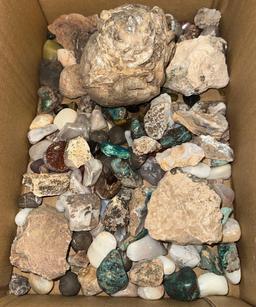 Collectable Rocks- Banded Agates, Turquoise, Jasper etc