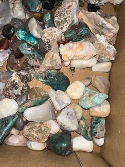 Collectable Rocks- Banded Agates, Turquoise, Jasper etc