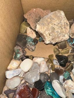 Collectable Rocks- Banded Agates, Turquoise, Jasper etc