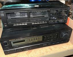 Optimus STA-2160 Receiver and Dual Cassette Players