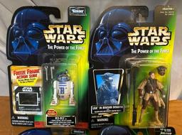 4 NEW In package 1990's Star Wars Action Figures