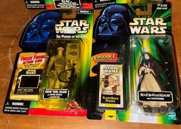 4 NEW In package 1990's Star Wars Action Figures