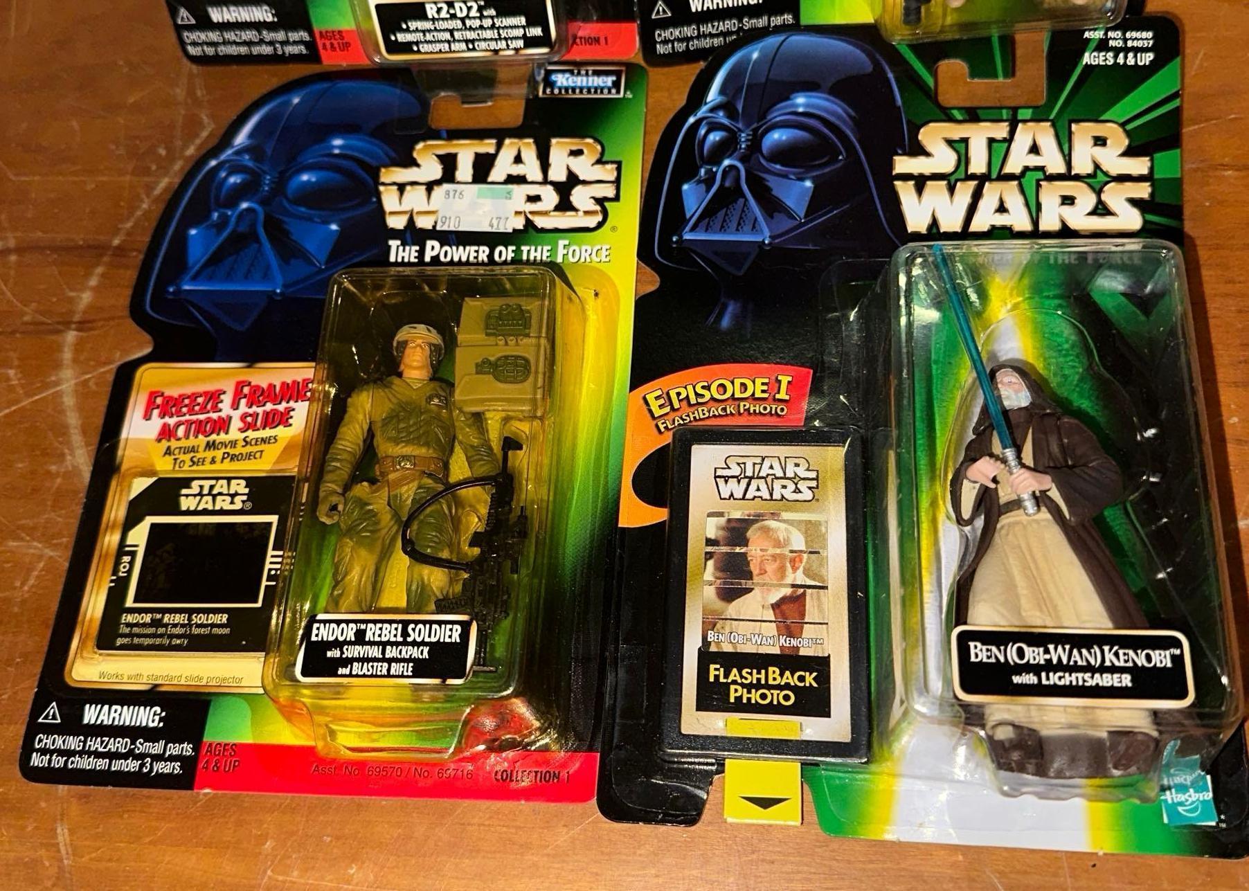 4 NEW In package 1990's Star Wars Action Figures