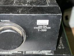 Sansui Am/Fm Stereo Tuner T-500 and Onkyo AV Receiver TX-NR509