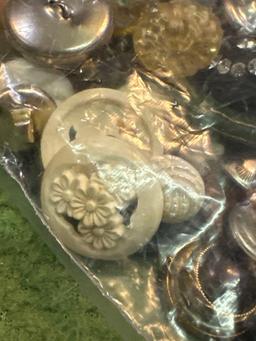 Bag Full of Cool Vintage Buttons