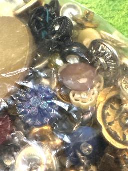 Bag Full of Cool Vintage Buttons