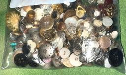 Bag Full of Cool Vintage Buttons