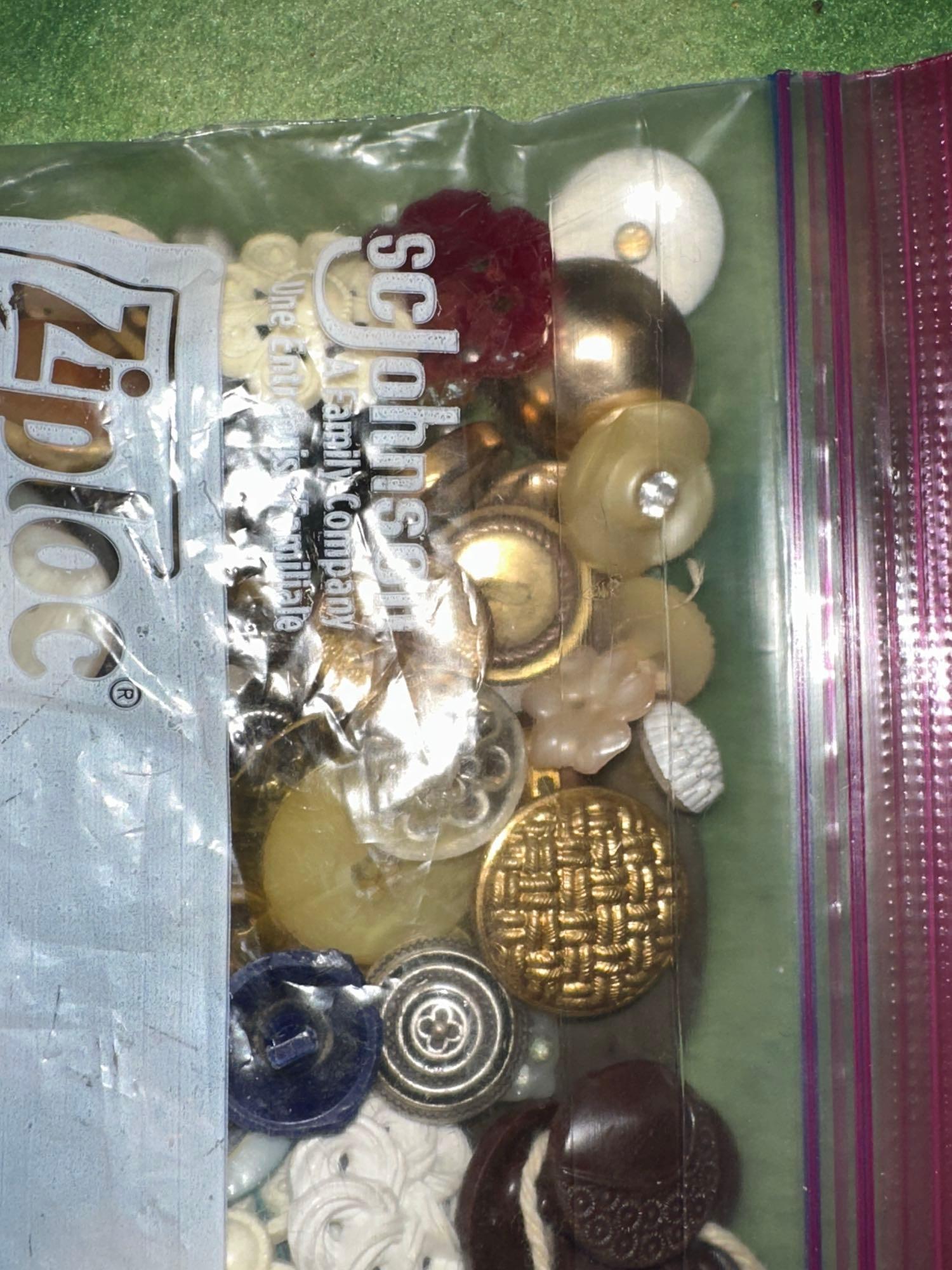 Bag Full of Cool Vintage Buttons