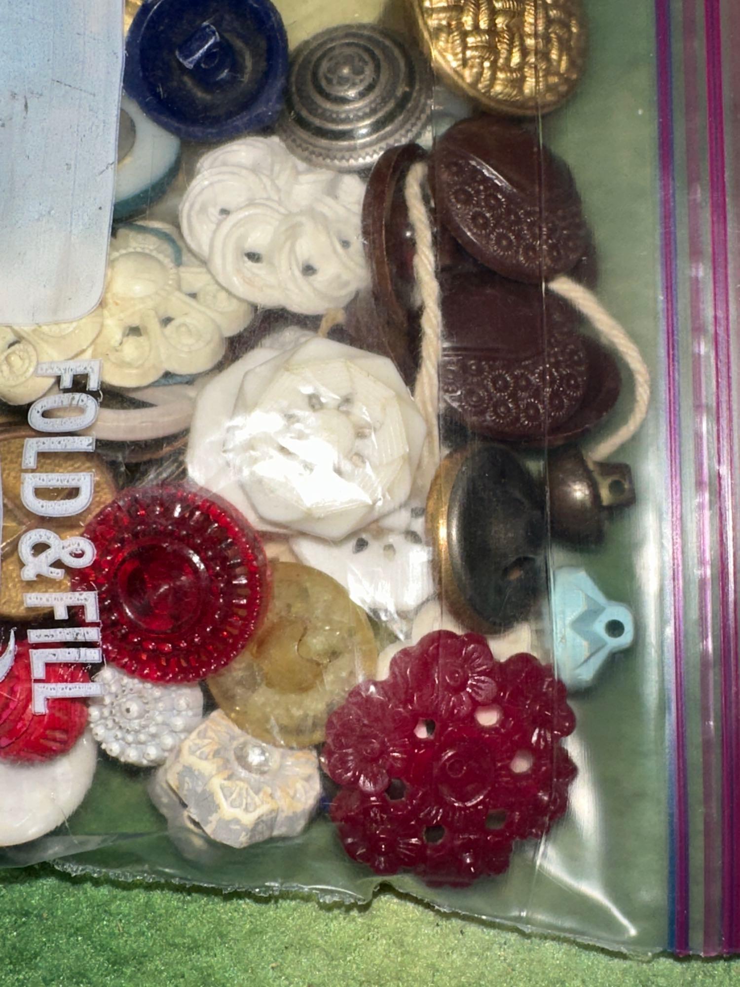 Bag Full of Cool Vintage Buttons