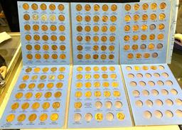 2 Folders of Lincoln Cents