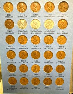 2 Folders of Lincoln Cents
