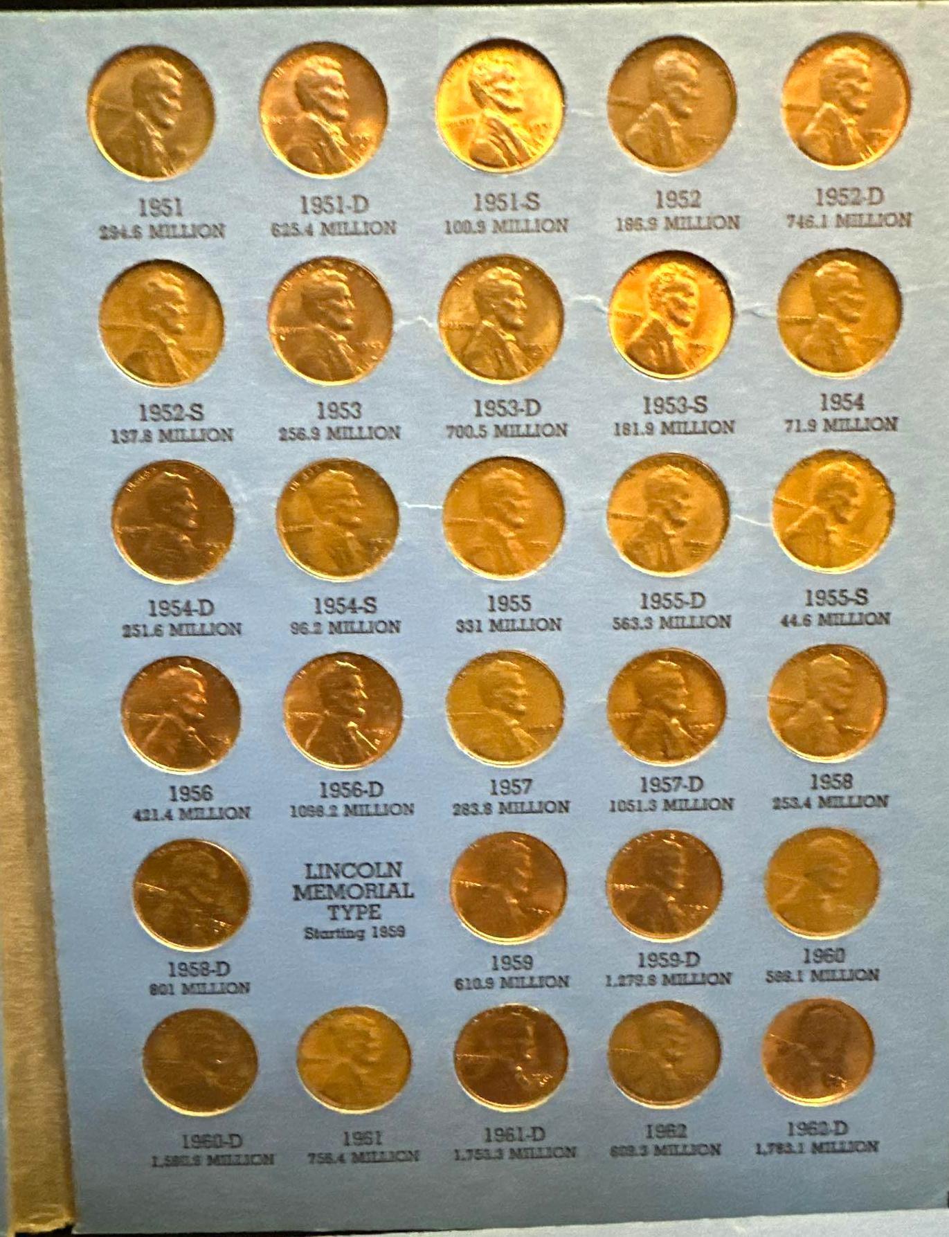 2 Folders of Lincoln Cents